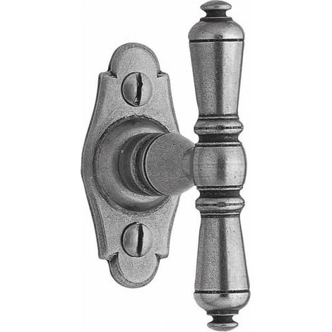 Bouton de crémone comté - Décor : Cémenté patiné - Matériau : Fer - BOUVET