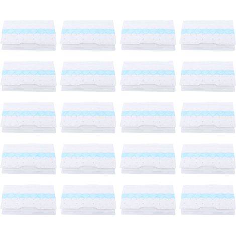 Lot de 20 recharges de lingettes pour sols durs compatibles avec les aspirateurs balais Shark VACMOP VM252, VM205, VM200, VM190 et VC205. Lingettes de rechange à usage unique. (1/5)