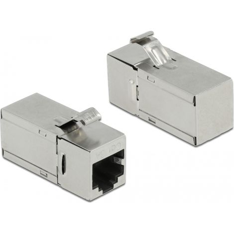 Delock MÃ³dulo Keystone RJ45 hembra a RJ45 hembra Cat.6A con un Ã¡ngulo de 90Â°