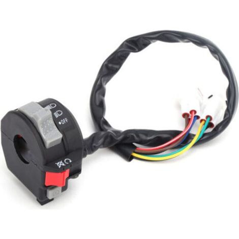 Motorrad-Lenkerschalter Start/Stopp-Schalter Scheinwerfer-Ein/Aus-Schalter Ersatz für YFZ 450 2006-2008 (1/5)
