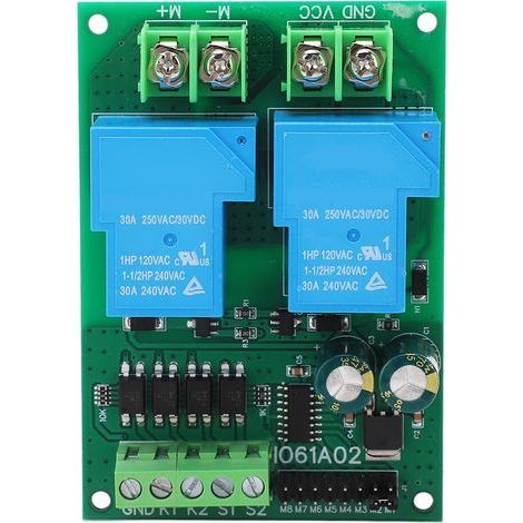 Gleichstrommotor-Steuerplatine, 9 Betriebsmodi, stabiler Strom, 30-A-Antriebssteuerungsmodul für 24-V-Hebezeuge (1/5)