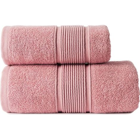 Asciugamano 50x90 Naomi Rosa Premium 500gr (1/5)