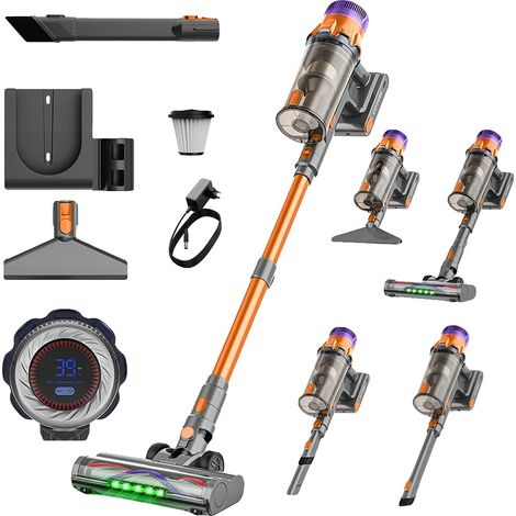 Aspirateur, 650W de puissance, design sans fil, Or, UE-b (1/2)