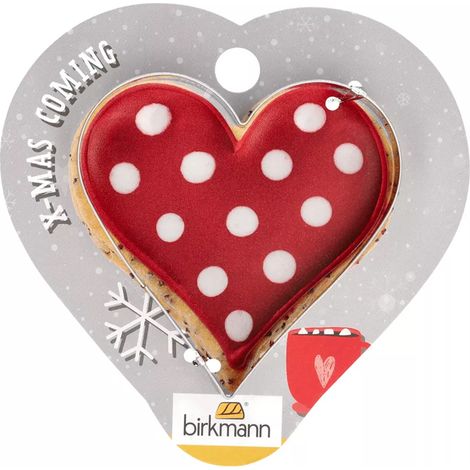 Cortador de galletas con forma de corazón de 6 cm (1/2)