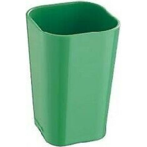 PORTASPAZZOLINO BAGNO SPAZZOLINO IN ACRILICO VERDE SET 5 PEZZI - CAPALDO (1/2)