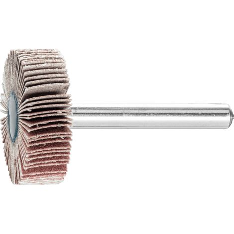 PFERD TOOLS Korund Fächerschleifer F Ø 30x10mm Schaft-Ø 6 mm A400 für Feinschliff und Finish 10 Stk
