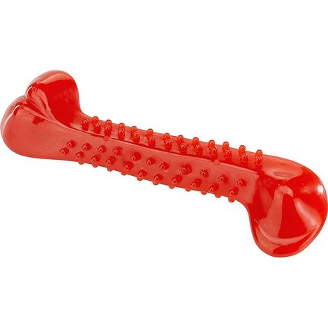 Jouet en forme d'os pour chien en polyuréthane PA 6482. Modèle PA 6486. Taille : 22 cm. Couleur : aléatoire. (1/4)