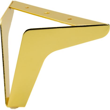 Pata para mueble loft, dorada, 13 cm de alto, para sofá o sofá esquinero (1/5)