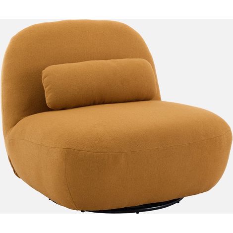 Poltrona girevole 360° bouclé