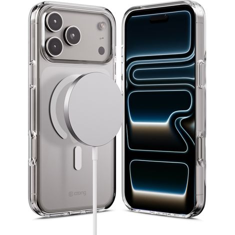 Crong Clear MAG Cover - Custodia MagSafe per iPhone 17 Pro Max (Trasparente) (1/5)