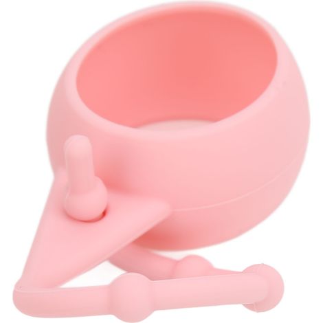 Porte-balles de golf en silicone, housse de protection souple, transport facile, porte-clés ceinture/sac à dos, rose (1/5)