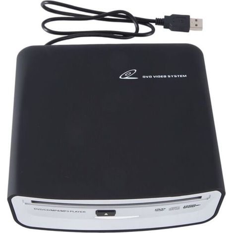Lecteur CD Externe USB Portable Universel Compatible Voiture Ordinateur Téléviseur Android 4.0+ (1/4)