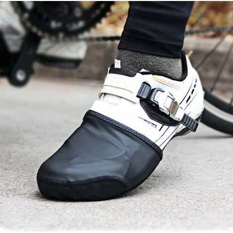 1 Paire de Protège-Chaussures de Vélo Imperméables, Coupe-Vent et Isolants pour Cyclisme Route ou VTT (Noir, Taille XL/XXL) (1/4)