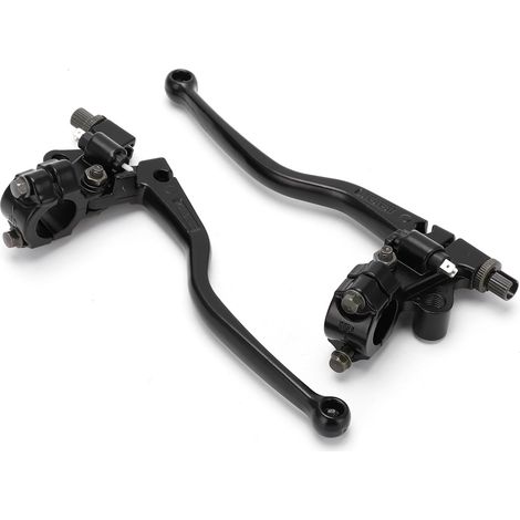 Levier de frein et d'embrayage en aluminium pour guidon de moto 22mm, 2 pièces, adaptable CG 125 (1/5)