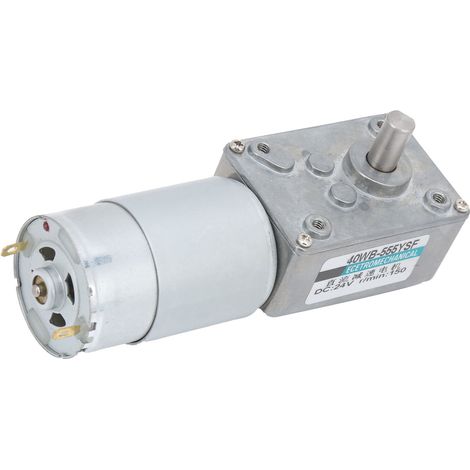 Turbinen-Schneckengetriebemotor DC, hohes Drehmoment, niedrige Drehzahlregelung, Mini, 2-Wege, DC 24 V, XD40WB-555YSF, 150 U/min (1/5)