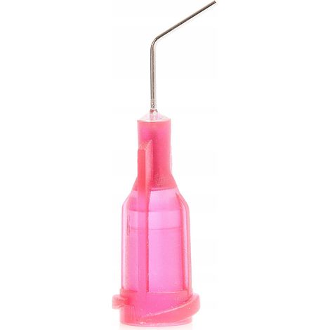 Aguja dispensadora de flux 25G (doblada)