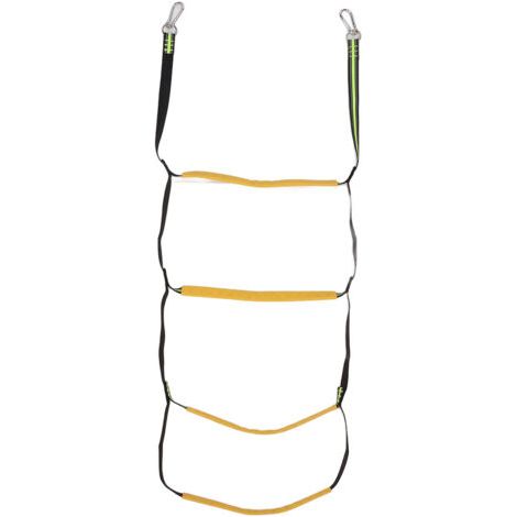 Échelle de corde pliable et portable à 4 marches pour bateau pneumatique, kayak ou bateau à moteur (1/5)