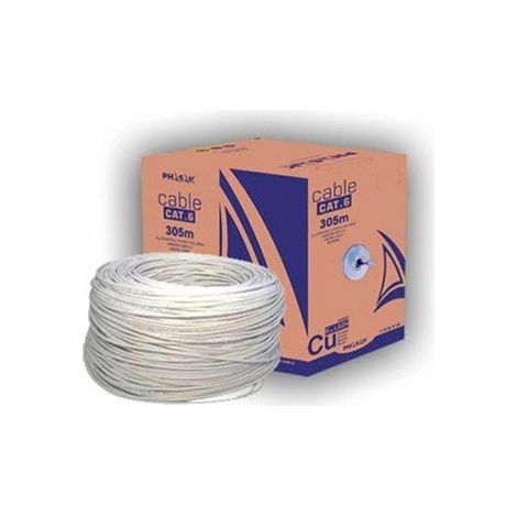 Phasak PHR 651 cable de red Gris 305 m Cat6 U/UTP (UTP)