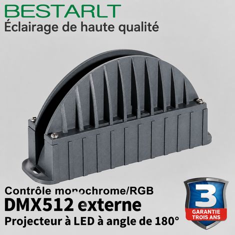Projecteur LED Rebord Fenêtre Contour 10W lumière rouge, lumière verte ou lumière bleue IP67 175 mm 52 × 32 × 39 cm 1,25 kg – Livraison gratuite (1/5)