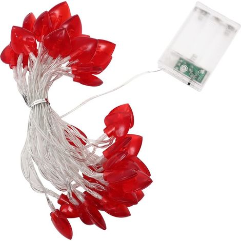 Guirlande lumineuse forme cœur Love pour Saint-Valentin, décoration intérieure, lanternes décoratives, guirlande lumineuse en plastique (1/5)
