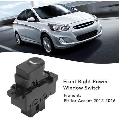 Bouton de Commande Électrique pour Vitre Avant Droite - Modèle 93580 1R000 - Compatible Hyundai Accent 2012-2016 - Installation Directe (1/5)
