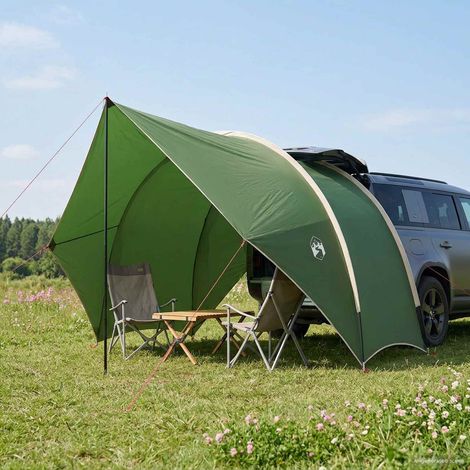 vidaXL Tenda da coda resistente all'acqua Verde 405 x 280 x 220