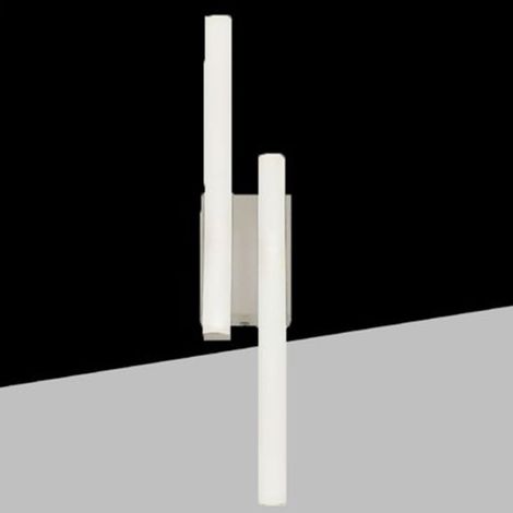 TrAdE Shop Traesio - Applique Lampada Da Parete A Led 10w 800lm Cct Ip20 Design Onda Moderno Bianco E26-3c - (1/5)