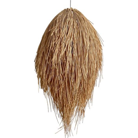 ZANTE kokosnussförmige Pendelleuchte Höhe 60cm