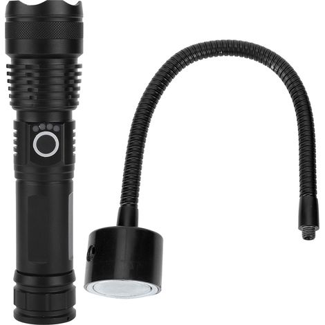 2-in-1 USB-wiederaufladbare LED-Arbeitsleuchte mit Magnetfuß für CNC-Fräsmaschinen (1/5)