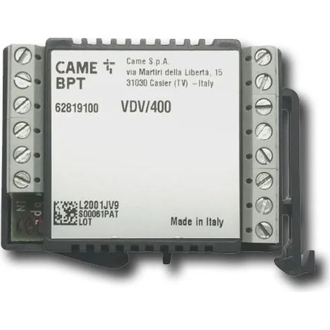 came bpt istributeur vidéo à 4 sorties pour câble coaxial vdv/400 62819100 (1/3)