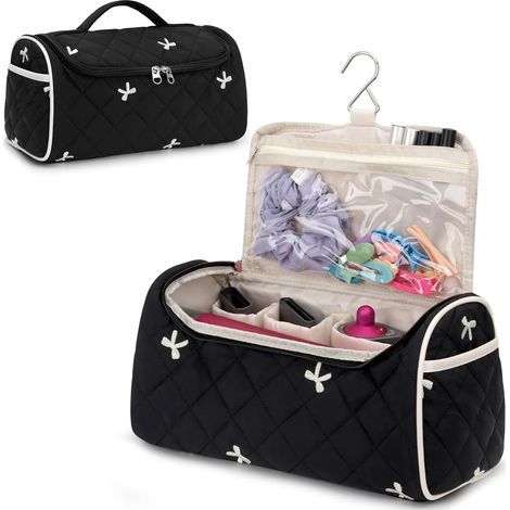 Storage Bag, 32x16.5x16.5cm, Portable Case with Hook, Accessory Organizer, For Hair Dryer and Straightener (1/5)