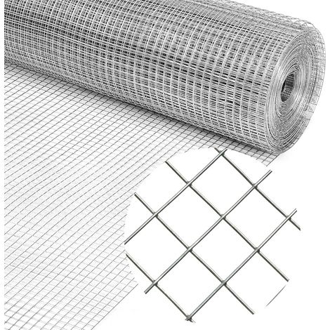 Clôture en métal galvanisé pour volière - 40 cm x 10 m (1/5)