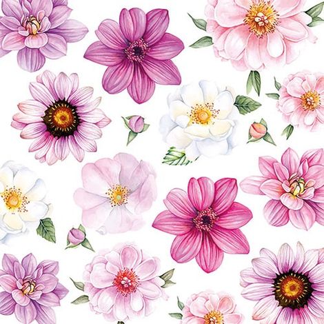 Lote de 20 Servilletas de Papel 33 x 33 cm - Gloria de Verano - Ambiente