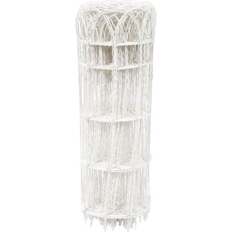 Bordure de jardin plastique blanche flexible 0.9m x 10m – Résistante aux UV et intempéries – Installation rapide sans outils – Filiac