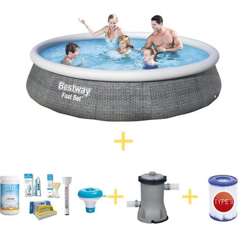 Bestway Fast Set Rund - 457x84 cm - 5-teilig S22284 (1/4)