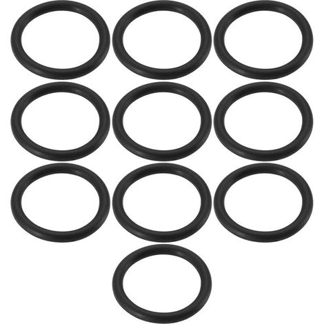 10 Pièces de Tuyau de Pompe de Filtration de Piscine Joint Torique en Caoutchouc Joint d'étanchéité Diamètre Extérieur 32 Mm Épaisseur 3,5 Mm Compatible avec Bestway Raccord de Tuyau (1/5)