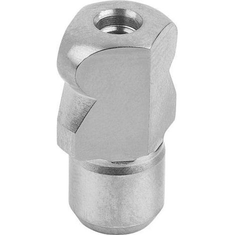 KIPP Aufnahmebolzen Innengewinde einseitig Gr. 1 C=12 A=12 G=M04 Form D abgesetzt (1/4)