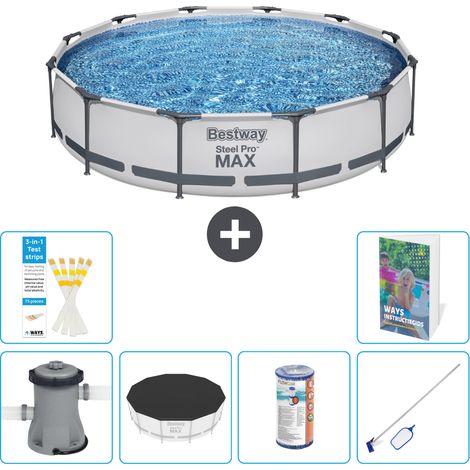 Bestway Piscina Bestway Steel Pro MAX Rotonda - 366x76 cm - 7-pezzi S304 (1/5)