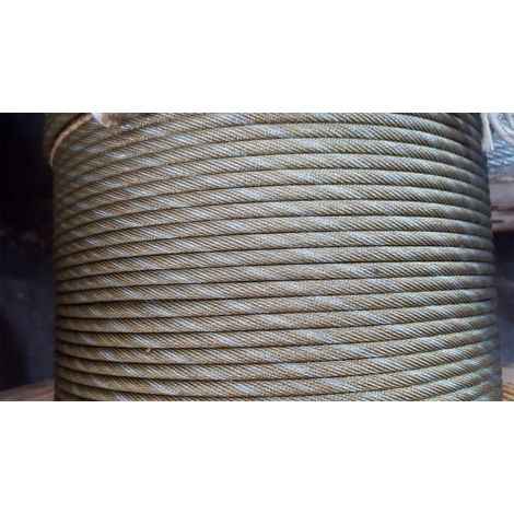 Cable Acero Galvanizado 6X7+1 Ø 4Mm 50M