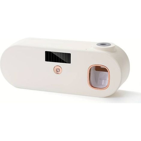 Porte-brosse à dents intelligent avec stérilisateur UV et distributeur automatique de dentifrice, support mural pour brosse à dents, stérilisateur de brosse à dents pour salle de bain. (1/5)