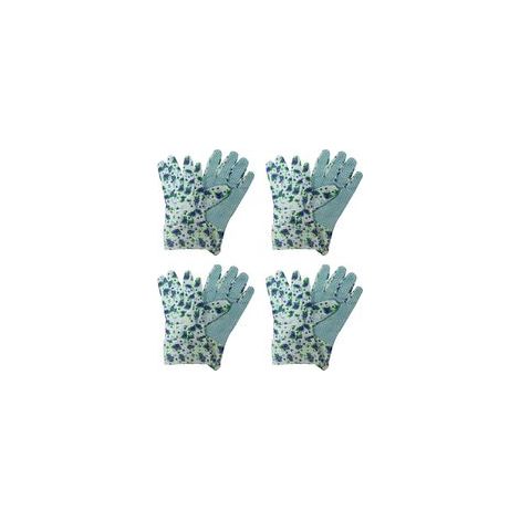 4 paires de gants de jardin avec picots en PVC pour nettoyer le jardin, désherber, planter, arroser (Style 3) (1/5)