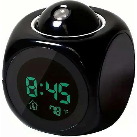 Réveil créatif avec prévisions météo vocales et horloge à projection 01 (1/3)