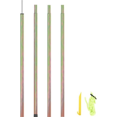 Mât de parasol 200 cm Acier galvanisé (1/5)