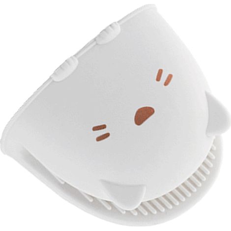 Gants de cuisine en silicone avec un joli motif de dessin animé, résistants à la chaleur, avec poignée pratique, petits gants de cuisine, blancs (1/5)