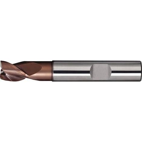 TECWERK Bohrnutenfräser DIN 6527K TypN D.4mm VHM TiAlN HB Z.3 kurz TECWERK (1/2)