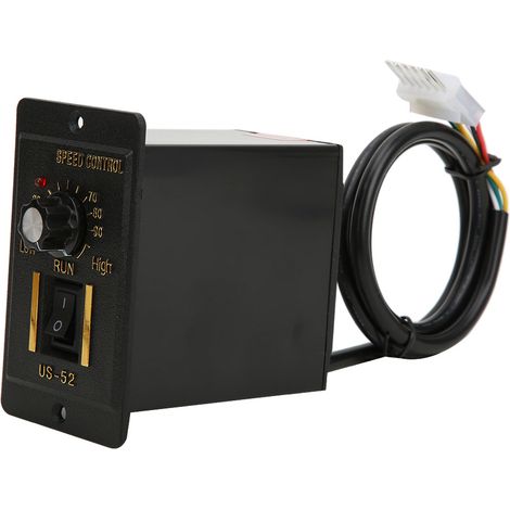 Régulateur de vitesse BERM avec potentiomètre à bouton fileté, interface 3.96, AC220V 50/60Hz 120W (1/5)