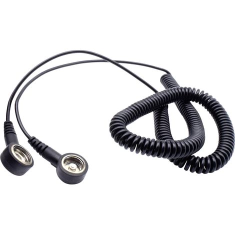 Quadrios ESD-Erdungskabel 3.60 m Druckknopf 10 mm (1/4)