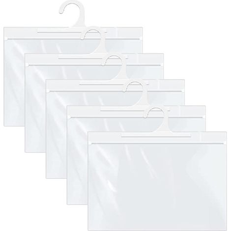 Sac de rangement suspendu pour accessoires de nettoyeur vapeur et sols, grand sac en plastique transparent avec crochet, idéal pour les salles de classe, les bibliothèques et les pharmacies.