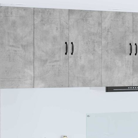 vidaXL Dishwasher Panel Kalmar Concrete Grey 80 x 31 x 80 cm