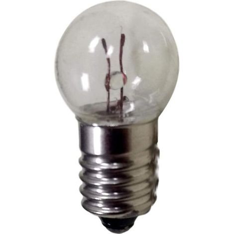 Confezione da 50 lampadine E10 da 2,5 V 0,3 A – Luce bianca calda – Attacco a vite – Per apparecchiature di ispezione e torce elettriche